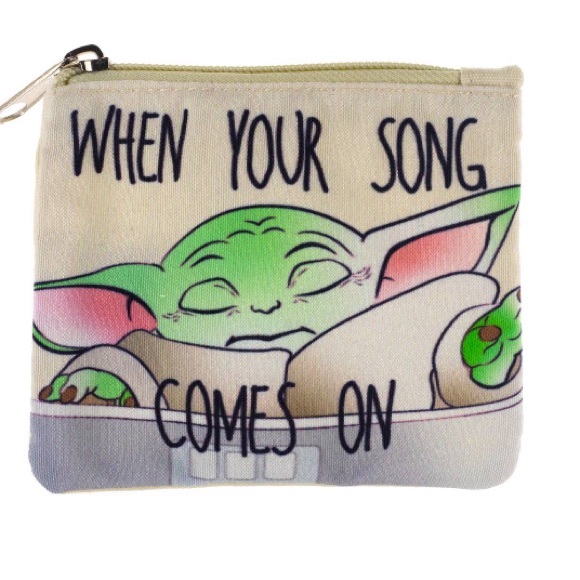 Bioworld Corp Handbags - Star Wars Baby Yoda Zipper Pouch